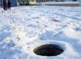 В новом году на улицах Рязани похищено уже 9 чугунных крышек канализационных люков