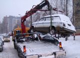За 24 часа в Рязани эвакуировали 13 авто, мешающих уборке снега