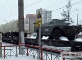 20 января через Рязань в сторону Москвы проследовал военный эшелон