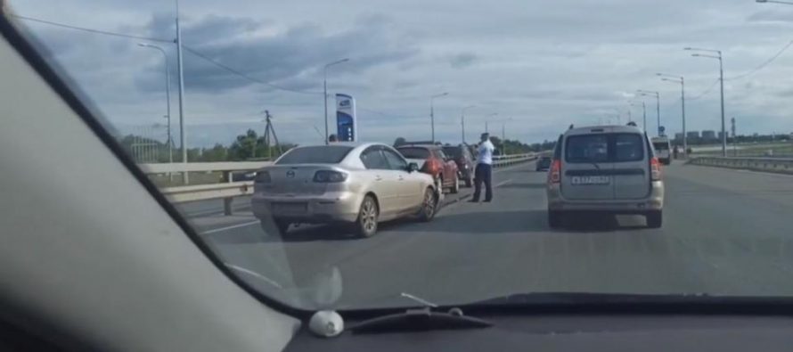На Солотчинском шоссе в Рязани произошло ДТП с участием 4 автомобилей