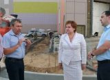 Рязанский мэр лично проверила ход строительства школы в Кальном