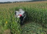 В Пронском районе машина с 4 детьми и взрослым улетела в кукурузное поле
