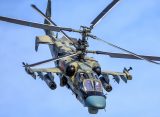 Ударный вертолет Ка-52 «Аллигатор» ВС РФ был подбит, но сумел совершить аварийную посадку