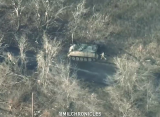 В Сети появился ролик с попытками боевиков ВСУ остановить бросивший их БТР M113