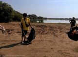 Рязанцы убрали 5 кубов мусора на пляже третьего Борковского карьера