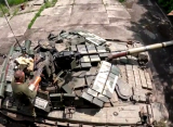 RusVesna: танкисты Первой Славянской бригады на трофейном Т-64БВ громят врага под Авдеевкой