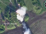 Продемонстрированы кадры ликвидации вражеского ЗРК «Бук» барражирующим снарядом «Ланцет»
