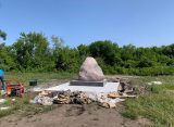 На месте крушения Ил-76 вблизи Московского шоссе Рязани установили памятный мемориал