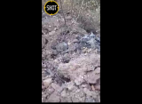 Shot: после падения дрона в поле под Саратовом образовалась огромная воронка