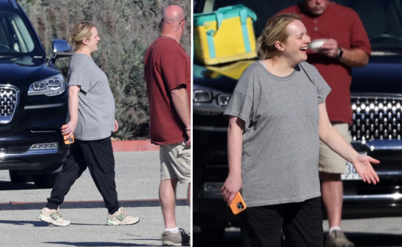 Page Six: Элизабет Мосс без макияжа замечена во время редкой прогулки в Лос-Анджелесе