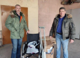Рязанцы привезли гуманитарную помощь маломобильному херсонцу Михаилу