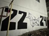 У остановки «Завод САМ» рязанцы оставили граффити в память жертв теракта в «Крокусе»