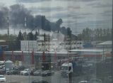 Рязанцы сообщили о пожаре вблизи нефтезавода