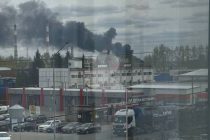 Рязанцы сообщили о пожаре вблизи нефтезавода