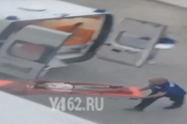 Появилось видео поступления в ОДКБ Рязани девочки, выпавшей из окна в Недостоеве