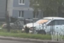 На улице Зубковой в Рязани столкнулись два легковых авто
