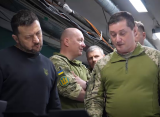 Зеленский посетил командный пункт 41-й бригады ВСУ под Часовым Яром