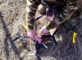 Морпех «Штрих» рассказал, как дрон ВС РФ протаранил дрон ВСУ над Днепром