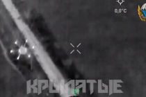 Борис Рожин показал уничтожение дрона «Баба Яга» под Артемовском