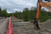 В Путятинском округе продолжается ремонт моста через Тырницу